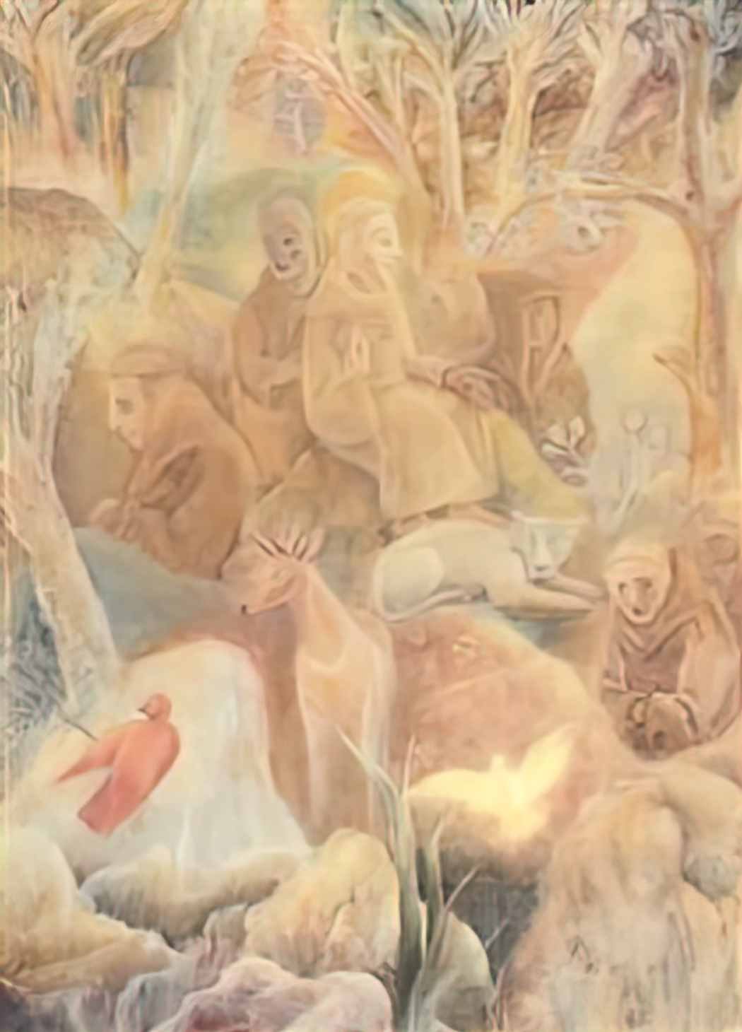 Albert Bloch saint francis in the woods 1927 Art A4 Photo Print UK