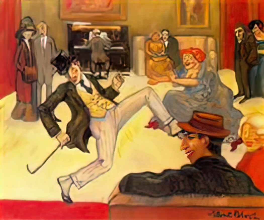 Albert Bloch the dancer ragtime 1911 Art A4 Photo Print