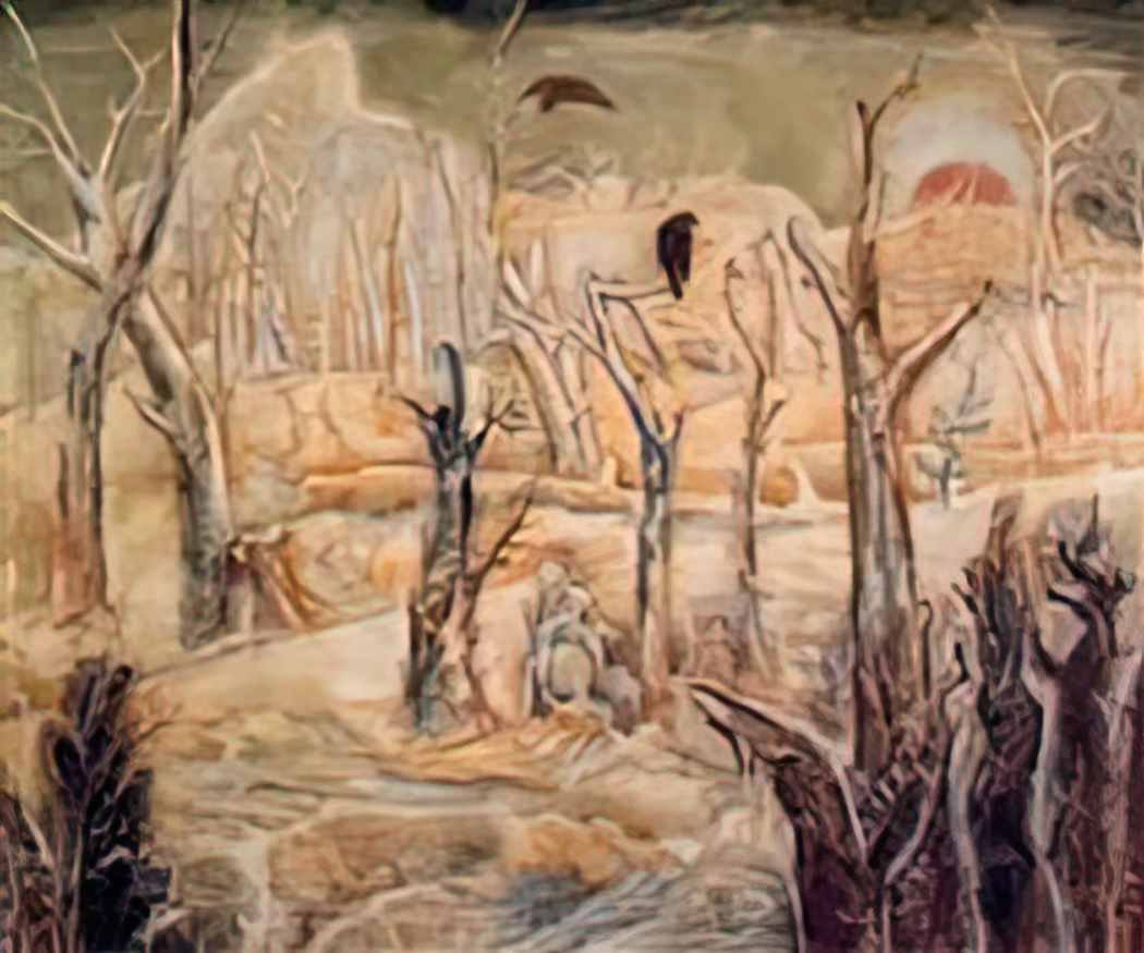 Albert Bloch winter in the dead wood 1938 Art A4 Photo Print