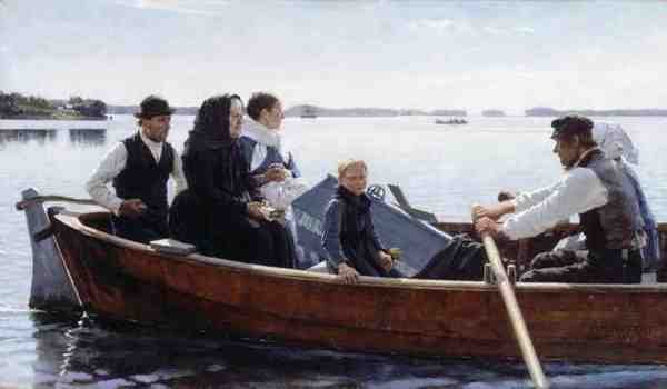 Albert Edelfelt A Childs Funeral Nnl A4 Photo Print