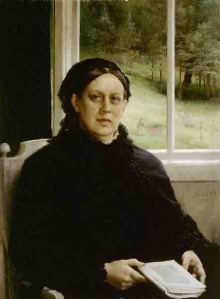 Albert Edelfelt Picture Of The Mother Of The Artist Nnl A4 Photo Print