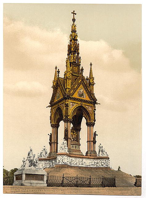 Albert Monument London Vintage A4 Photo Print