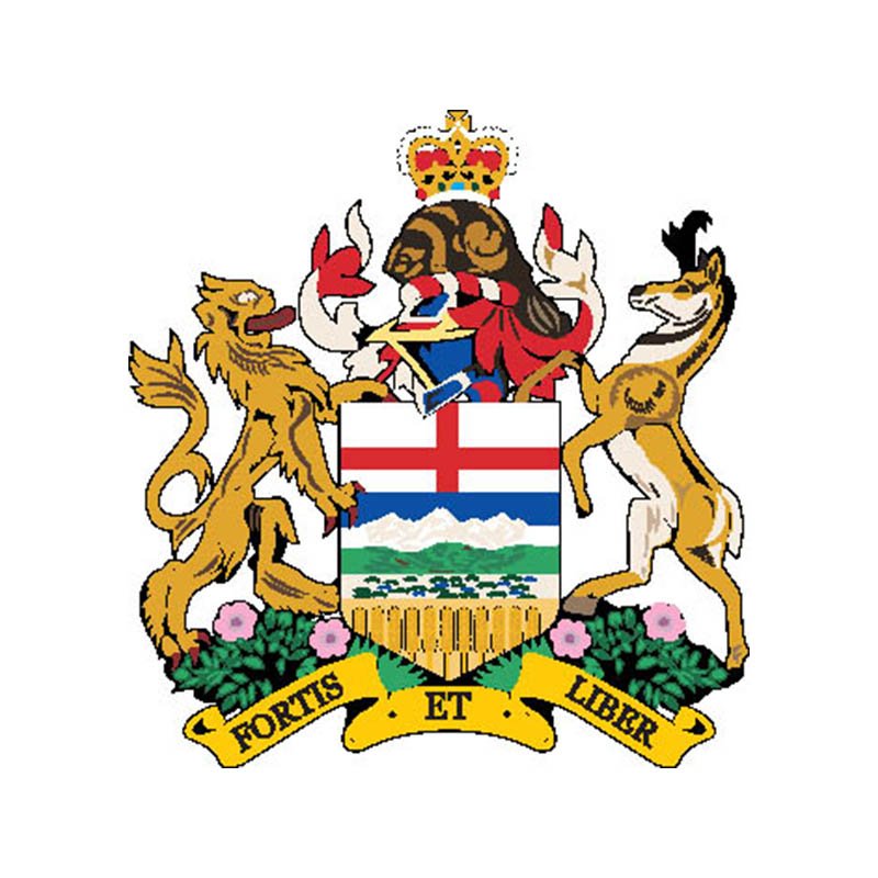Alberta Prov Coat Of Arms N4211 A4 Photo Print