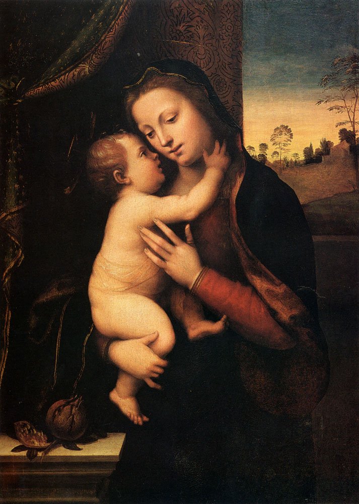 Albertinelli Mariotto Madonna And Child Art A4 Photo Print