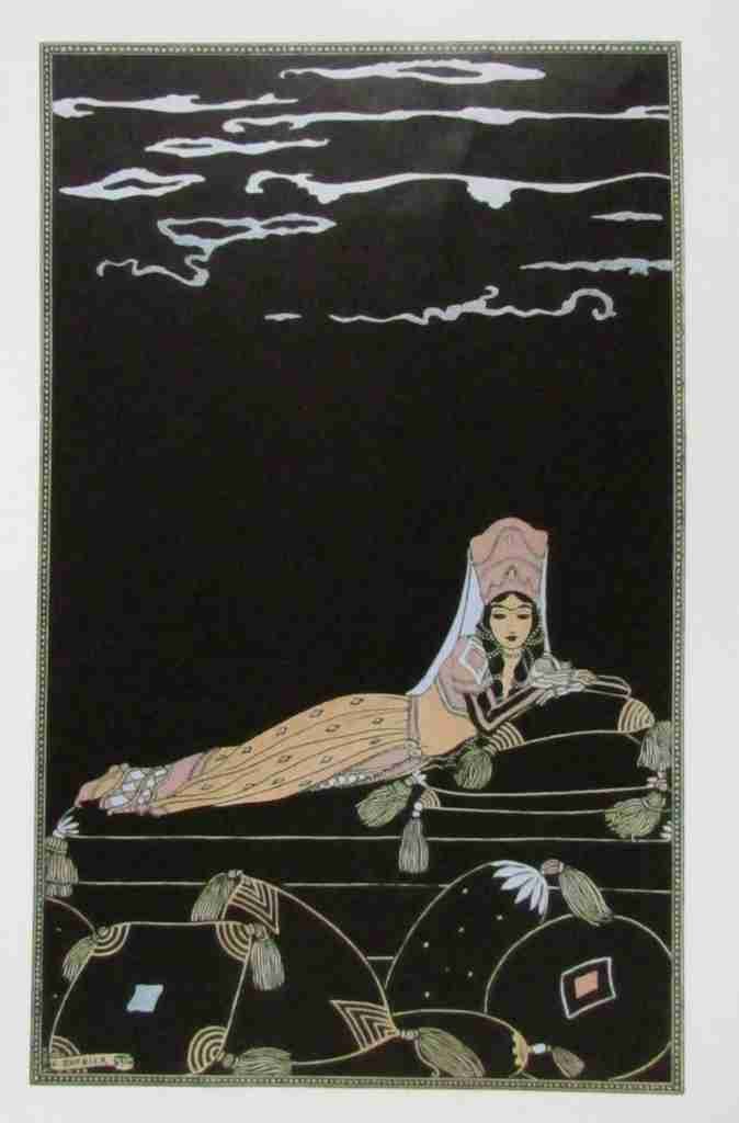 Album Dedie Tamar Karsavina Scheherazade George Barbier A4 Photo Print