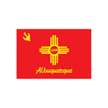 Albuquerque City Flag N6223 A4 Photo Print