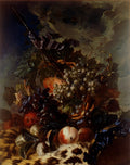 Alcazar Luis Paret Y Still Life Of Fruit Art A4 Photo Print