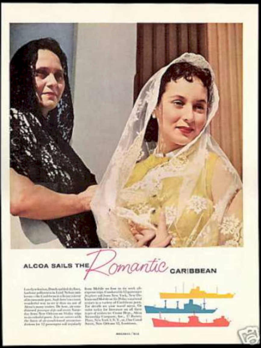 Alcoa Bride Caribbean Vintage Retro Advert Ads A4 Photo Print