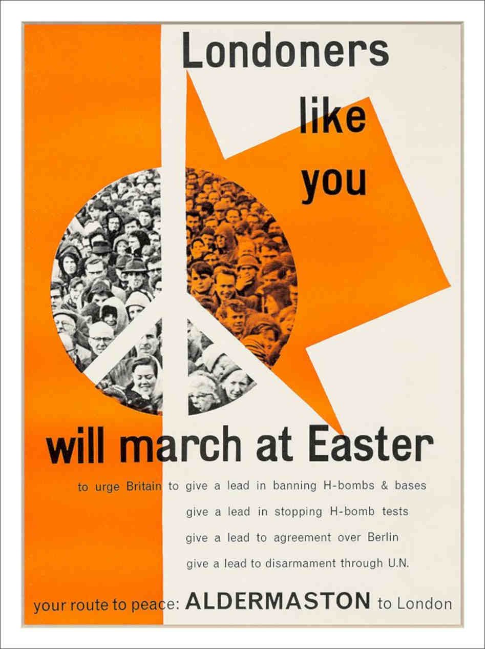 Aldermaston To London Peace March Cnd Vintage Retro Advert Poster A4 Photo Prin