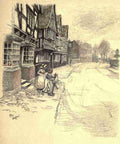 Aldin Cecil 1870 1935 Old Inns 1921 The Kings Head Ombersley Worcs A4 Photo Print