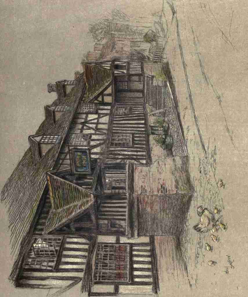 Aldin Cecil 1870 1935 Old Inns 1921 The Talbot Inn Chaddesley Corbett Worcs A4 Photo Print