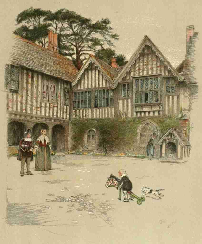 Aldin Cecil 1870 1935 Old Manor Houses 1920 Ightam Moat House Kent 3 A4 Photo Print