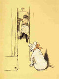 Aldin Cecil Gay Dog 1905 Voyeur A4 Photo Print