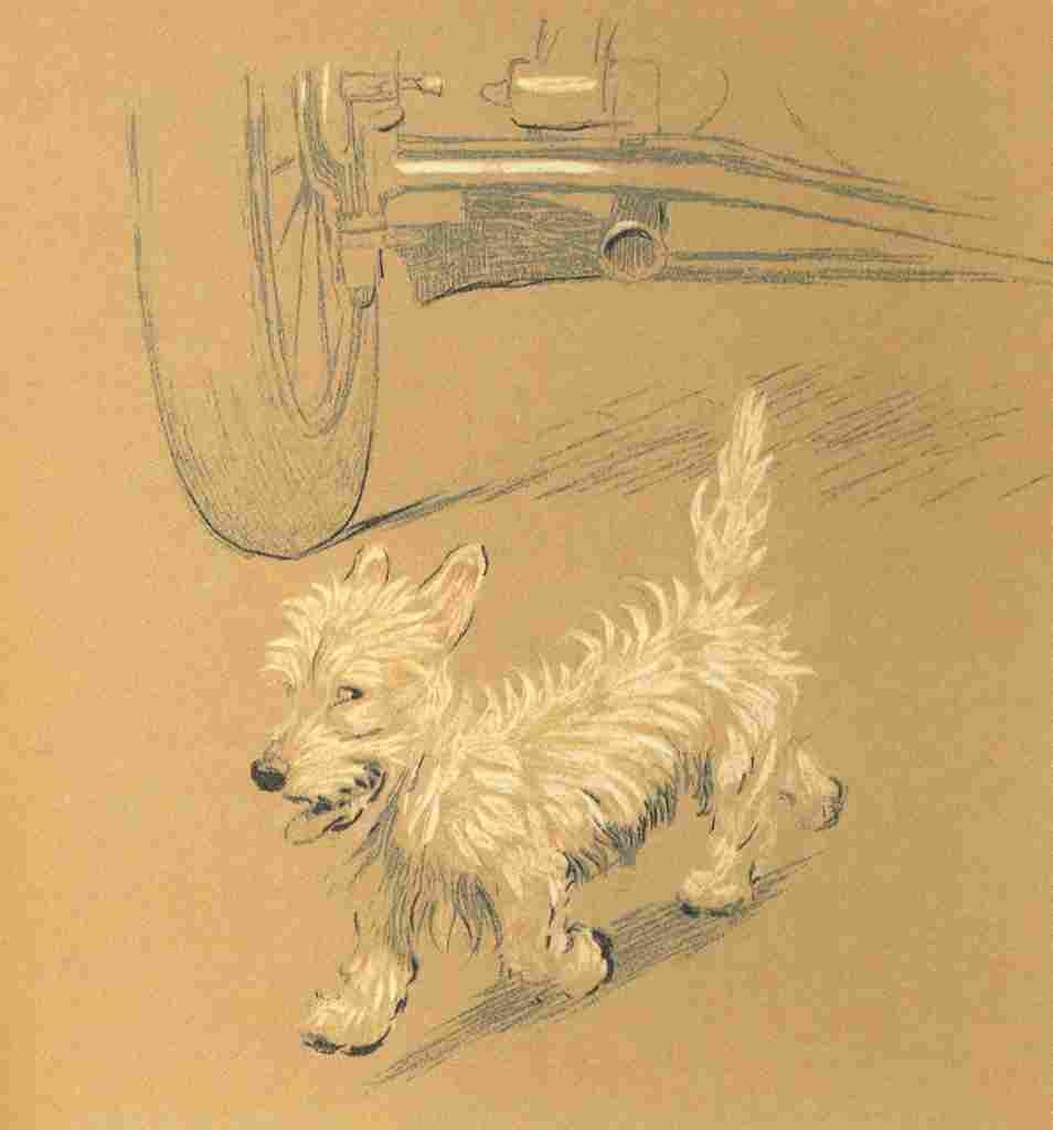 Aldin Cecil Mac 1912 Behind the car A4 Photo Print