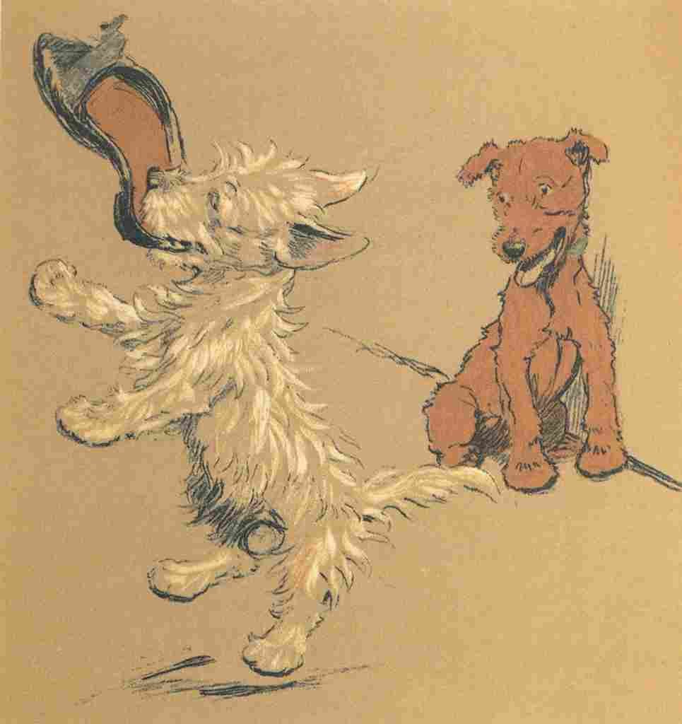 Aldin Cecil Mac 1912 Playing with slipper A4 Photo Print