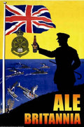 Ale Britannia Beer Vintage Retro Advert Ads A4 Photo Print
