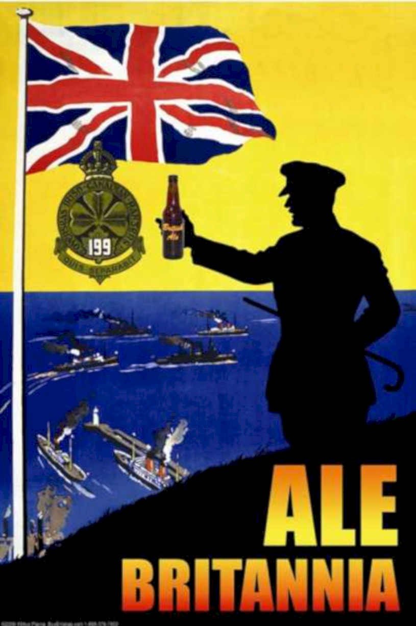 Ale Britannia Beer Vintage Retro Advert Ads A4 Photo Print