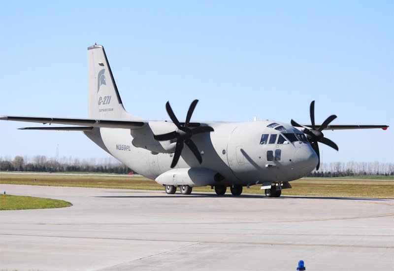 Alenia C27 Spartan Military A4 Photo Print
