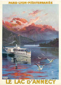 AlesiAnnecy Vintage Advert A4 Photo Print