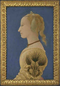 Alesso Baldovinetti Portrait of a Lady A4 Photo Print