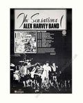 Alex Harvey Concert Vintage Retro Advert Poster A4 Photo Print