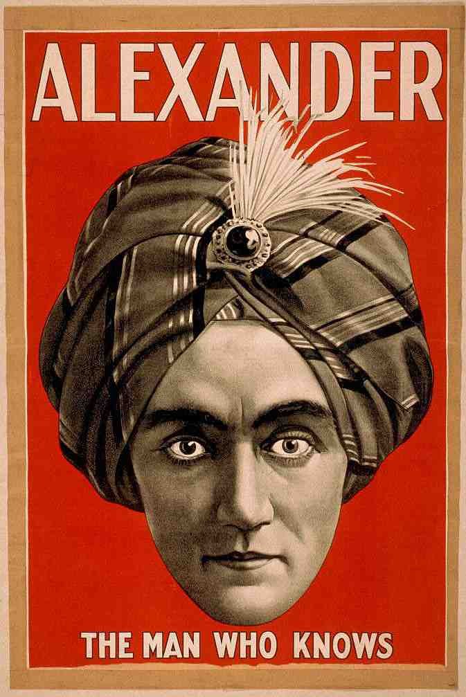 Alexander 2 Magic Magician Vintage A4 Photo Print