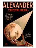 Alexander Crystal Seer Magic Poster Vintage Retro Advert Poster A4 Photo Print