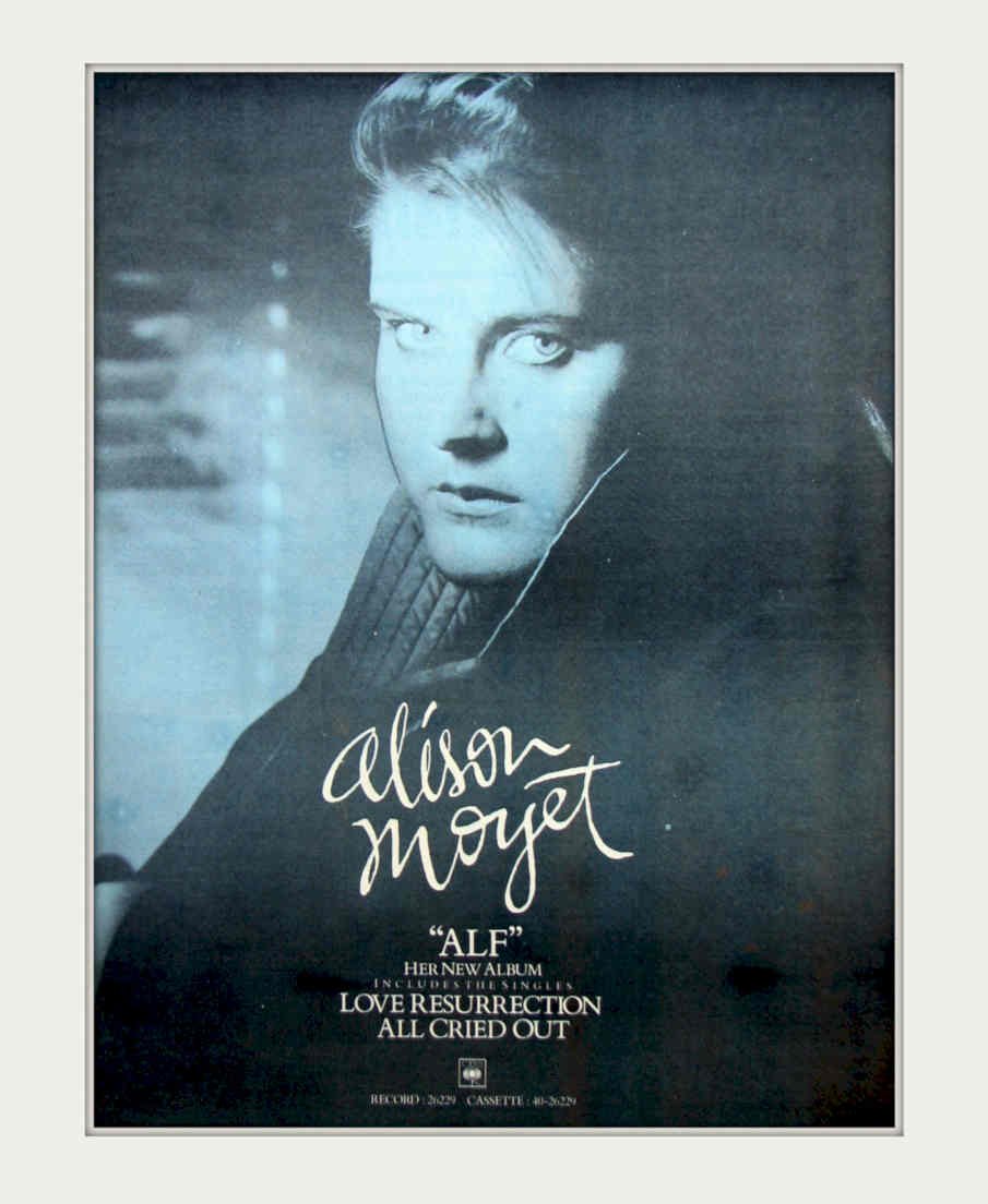 Alf Moyet 1985 Vintage Retro Advert Poster A4 Photo Print