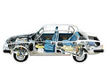 Alfa Romeo Alfetta 2000L 1978 cutaway A4 Photo Print
