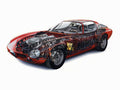 Alfa Romeo Canguro cutaway A4 Photo Print