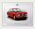 Alfa Romeo Giulia 1 Vintage Retro Advert Poster A4 Photo Print