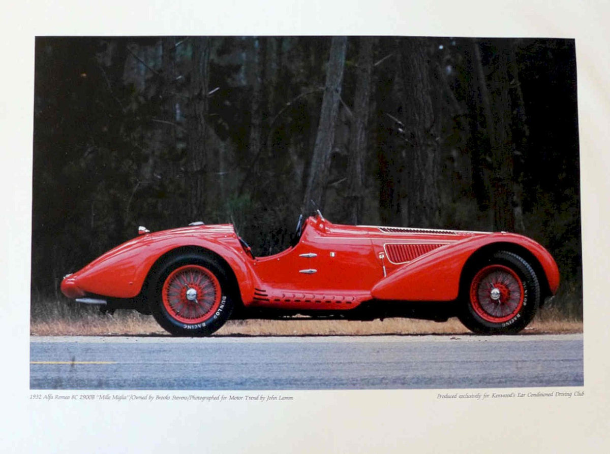 Alfa Romeo Mille Vintage Retro Advert Poster A4 Photo Print
