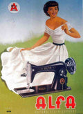 Alfa Vintage Advert A4 Photo Print