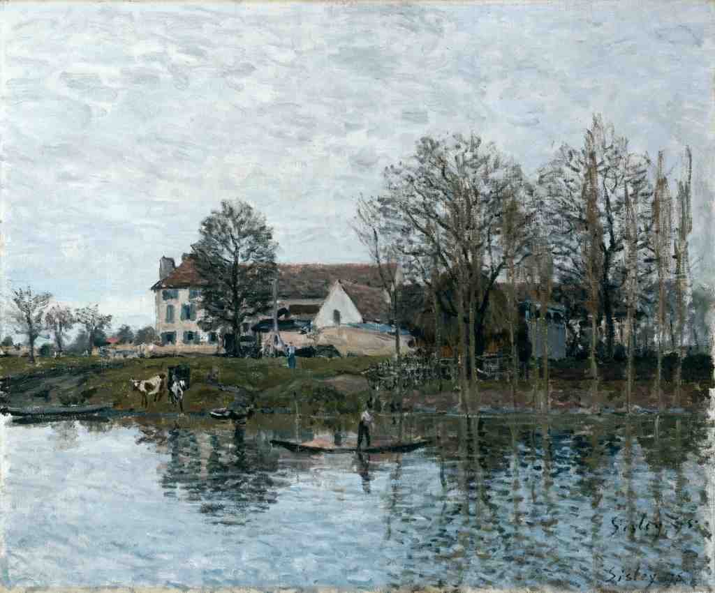 Alfred Sisley The Seine at Port Marly A4 Photo Print