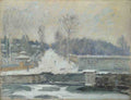 Alfred Sisley The Watering Place at Marly le Roi A4 Photo Print