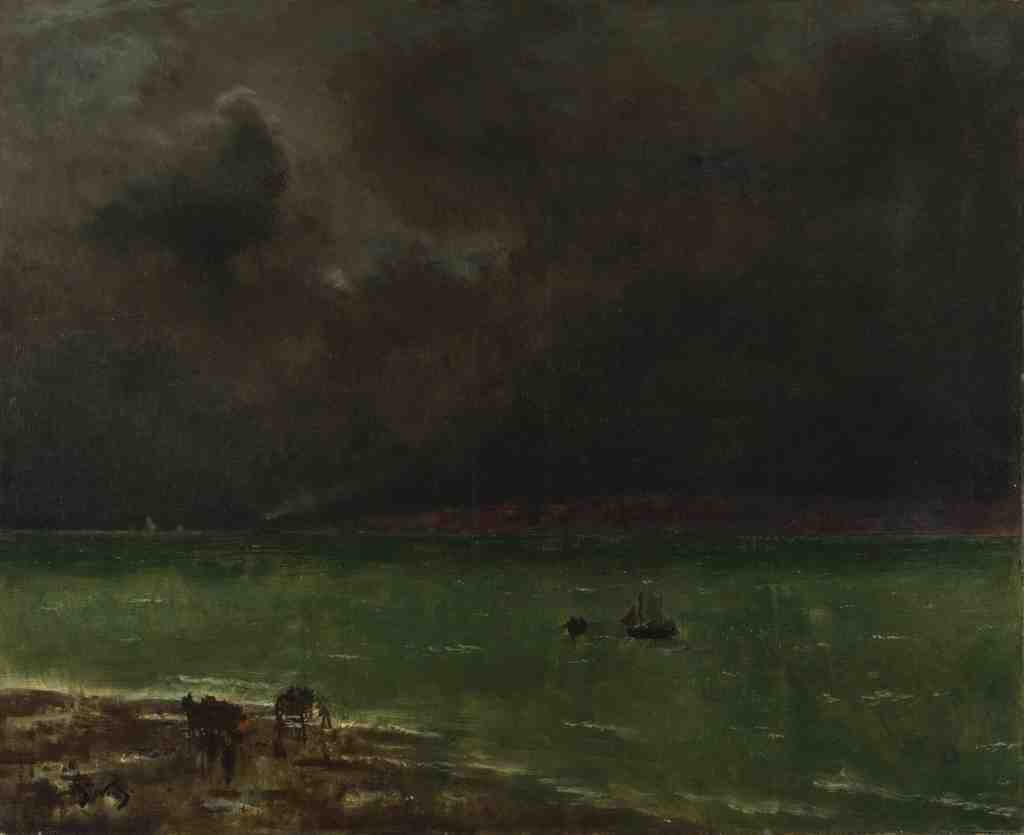 Alfred Stevens Storm at Honfleur A4 Photo Print