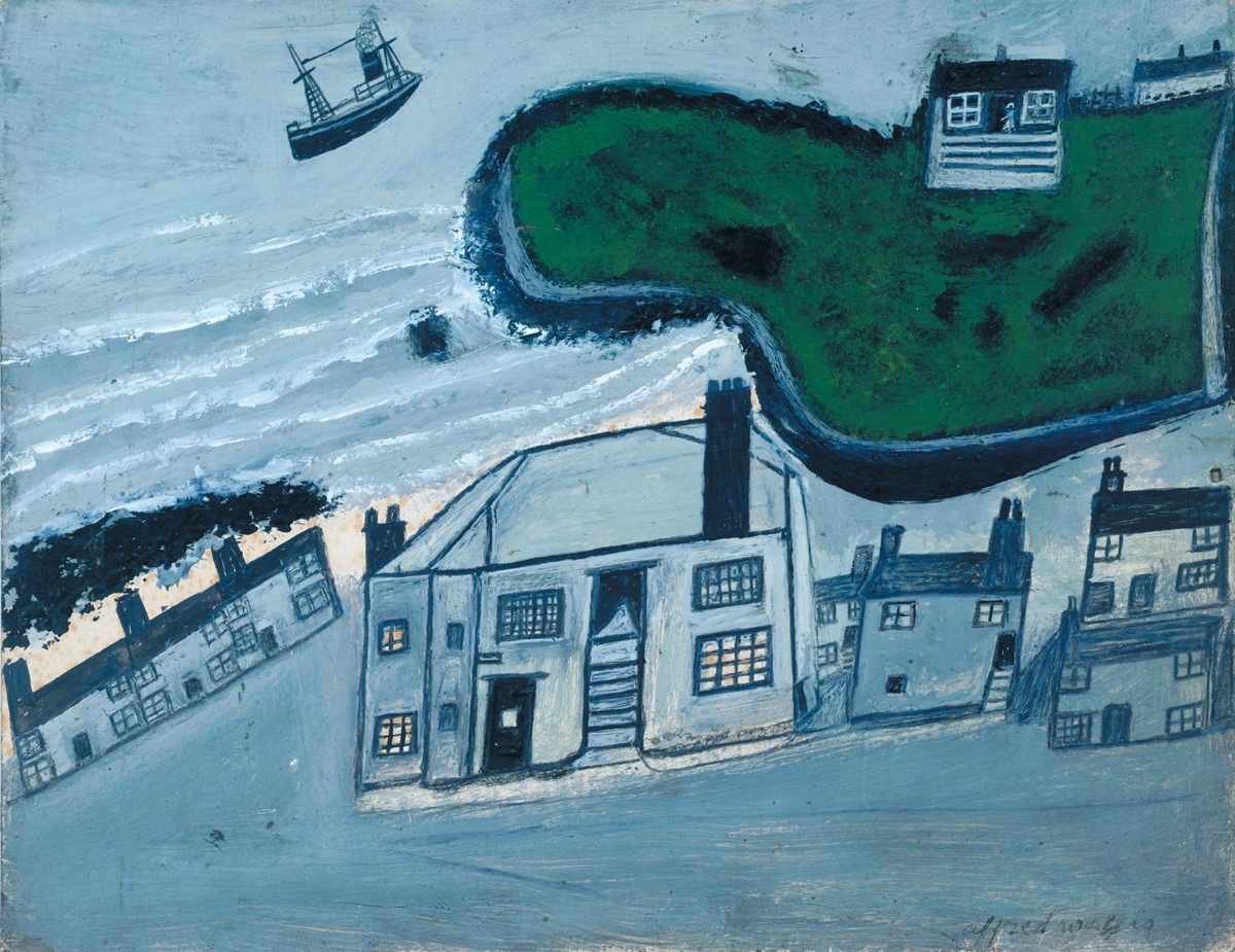 Alfred Wallis photo the hold house port mear square island A4 Photo Print