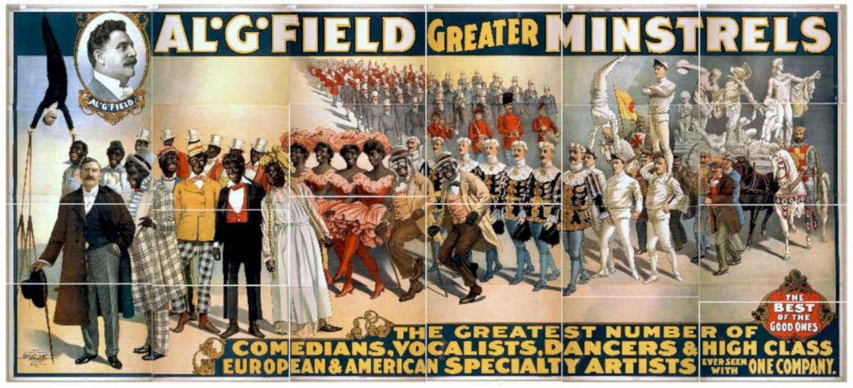 Alg Field Minstrels 4 Vintage Retro Advert Poster A4 Photo Print