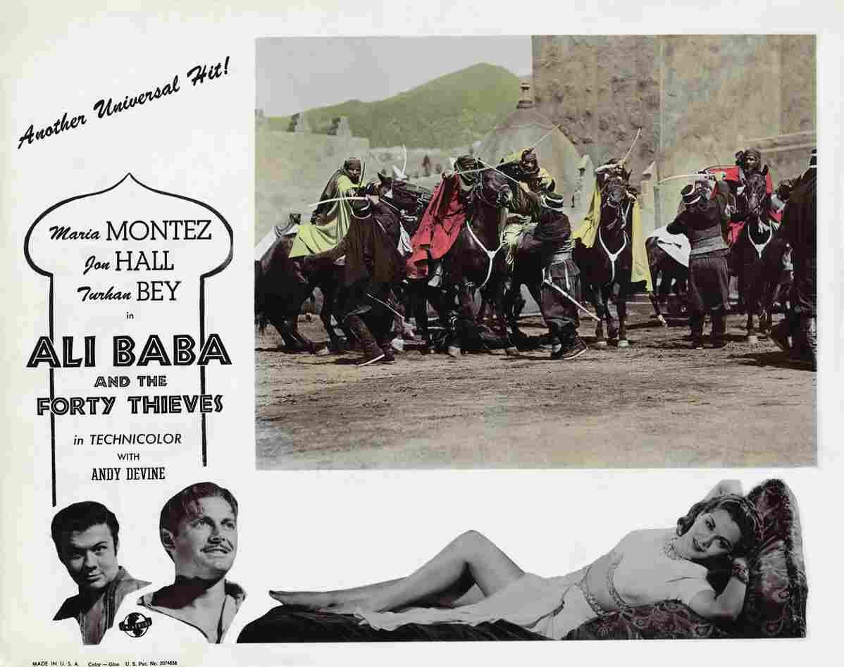 Ali Baba and the Forty Thieves 1944 09 film star poster A4 Photo Print