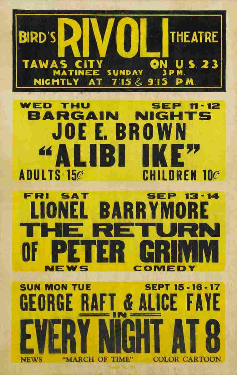 Alibi Ike 03 film star poster A4 Photo Print
