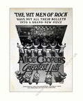 Alice Cooper Hitmen Vintage Retro Advert Poster A4 Photo Print