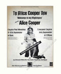 Alice Cooper Nightmare Vintage Retro Advert Poster A4 Photo Print