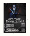 Alice Cooper Tour Vintage Retro Advert Poster A4 Photo Print
