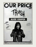 Alice Cooper Trash 2 Vintage Retro Advert Poster A4 Photo Print