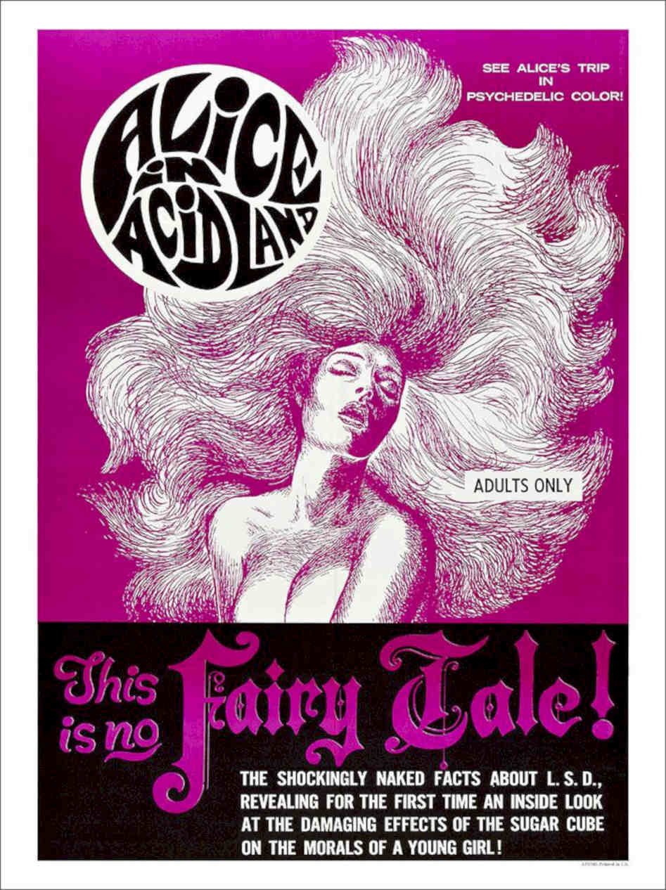 Alice In Acidland Movie Poster Vintage Retro Advert Poster A4 Photo Print