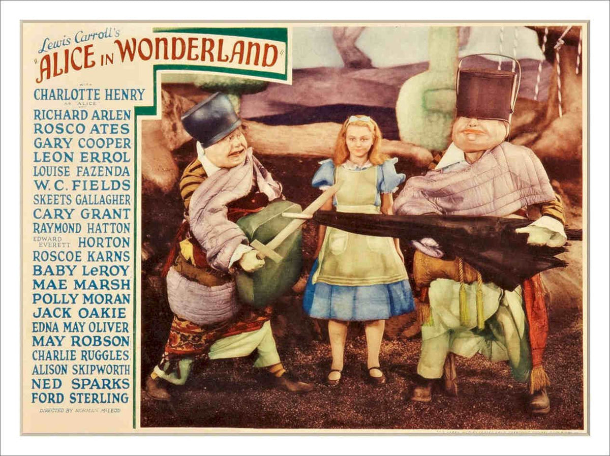Alice In Wonderland Movie Poster 1930s Vintage Retro Advert Poster A4 Photo Pri