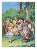 Alice In Wonderland The Dodo Vintage Retro Advert Poster A4 Photo Print