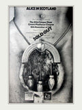 Alice Rabbit Brooch Vintage Retro Advert Poster A4 Photo Print