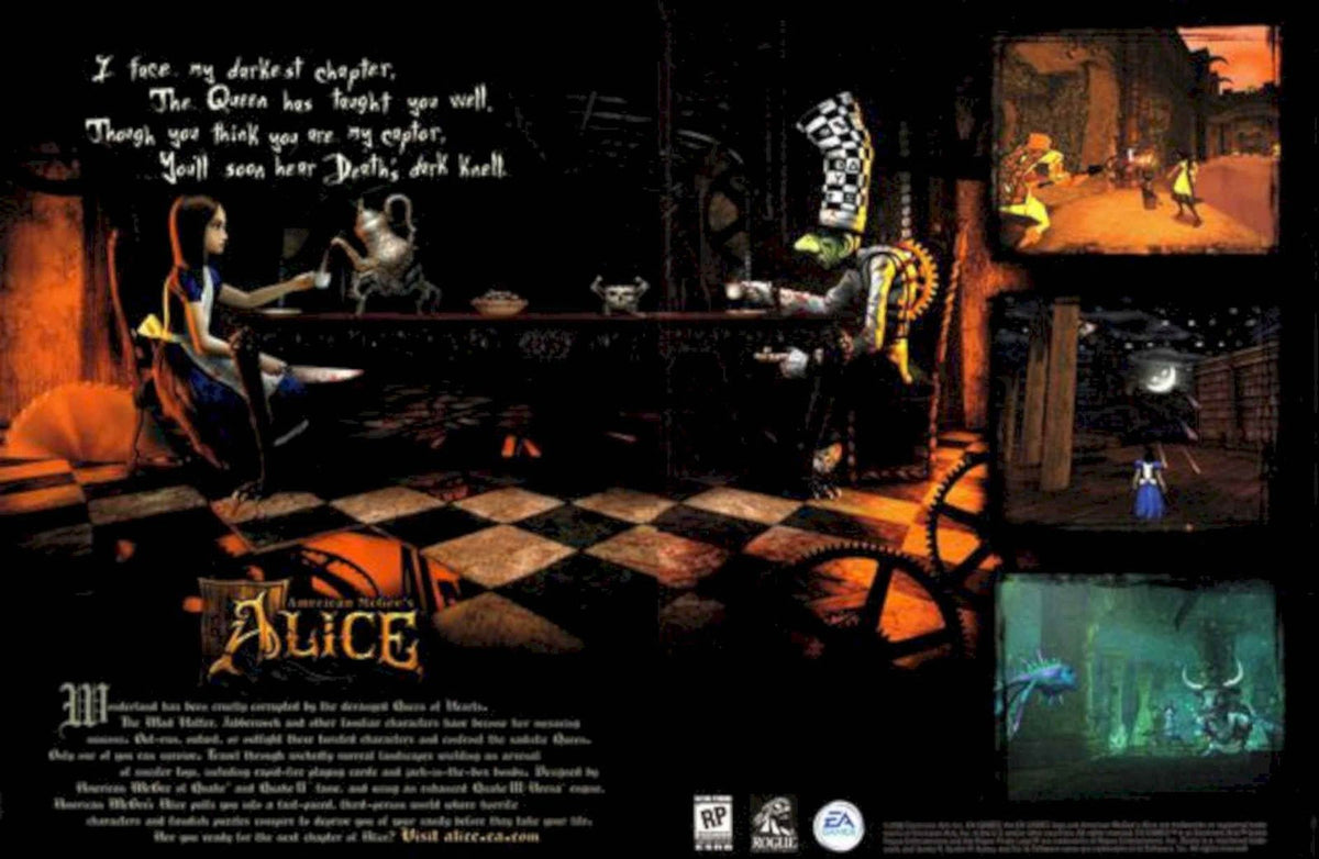 Alice Rabbit Queen Vintage Retro Advert Poster A4 Photo Print