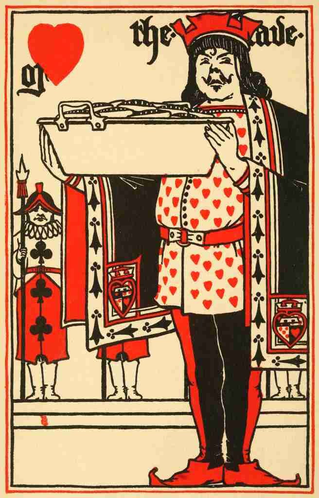 Alice in Wonderland 1898 The Knave of Hearts A4 Photo Print